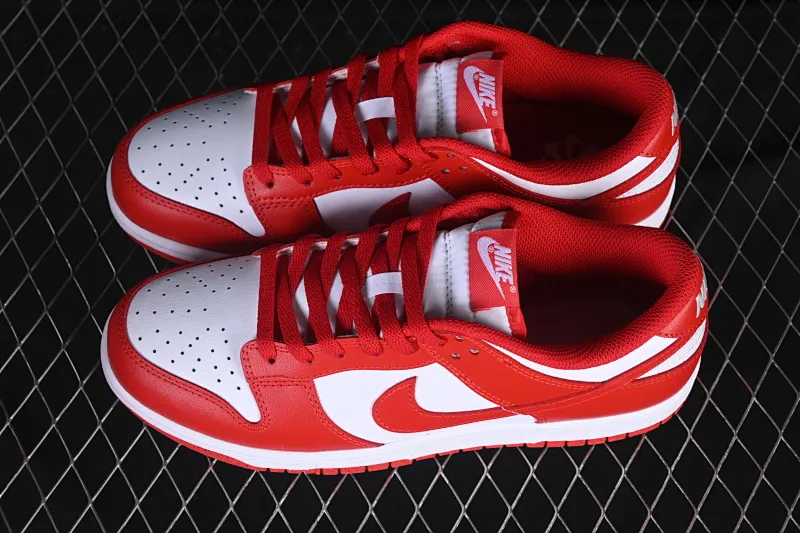 All categories Nk SB Dunk series Nk SB Dunk Low low-top sneakers Nike SB Dunk Low white red low-top casual sneakers DD1873-116